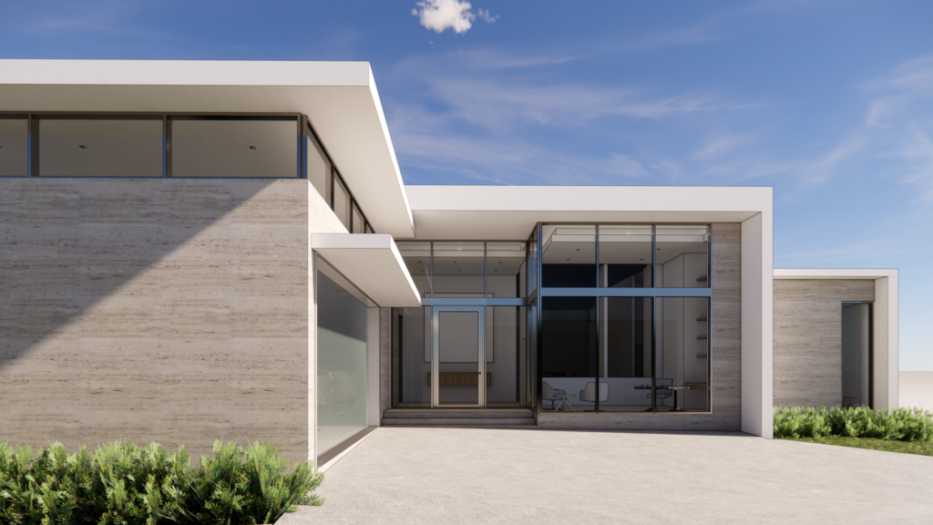 M2 Residence Biscayne Park Enscape 3D Front Porch 2